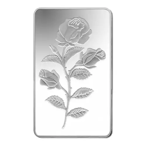 100g PAMP Silver Bar - Rosa (2)