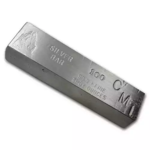 100oz Generic Silver Bar (3)