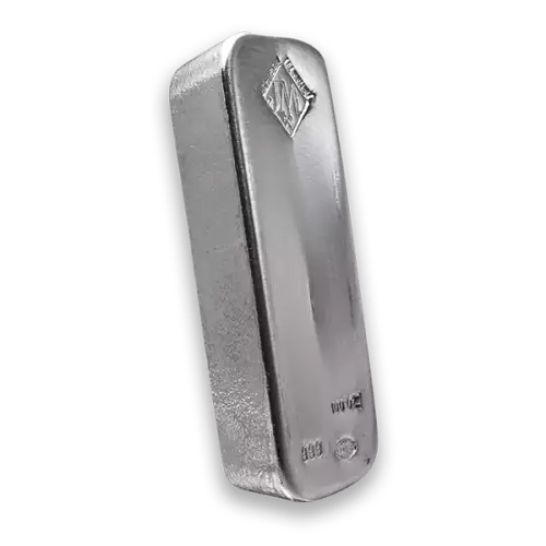 100oz Johnson Matthey Silver Bar (2)