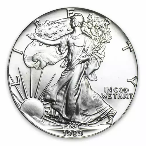 1989 1oz American Silver Eagle (2)