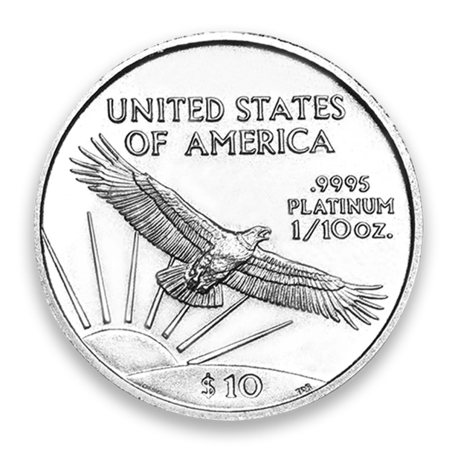 2007 1/10oz American Platinum Eagle (2)