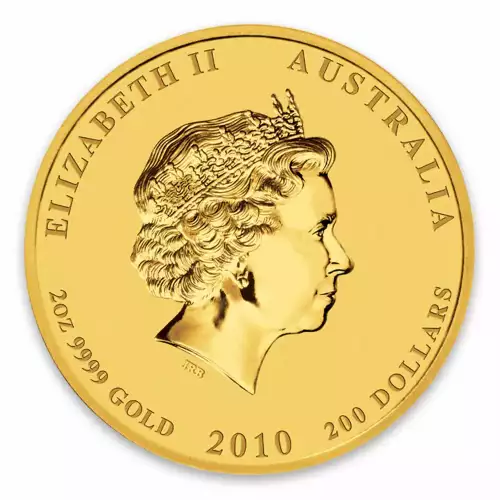 2010 2oz Australian Perth Mint Gold Lunar II: Year of the Tiger (2)