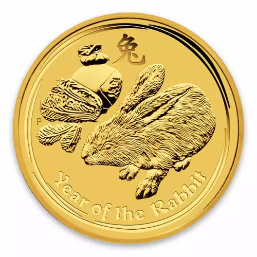 2011 1/2oz Australian Perth Mint Gold Lunar II: Year of the Rabbit (3)