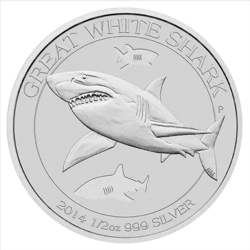 2014 1/2oz Perth Mint Silver Australian Great White Shark (2)