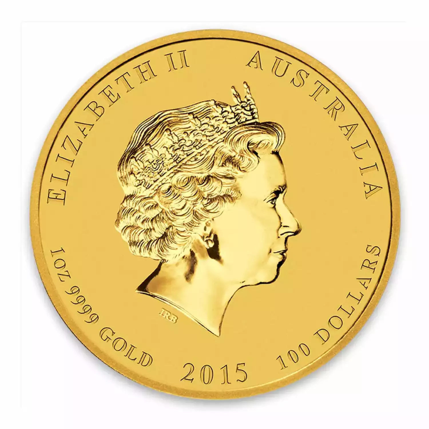 2015 1oz Australian Perth Mint Gold Lunar II: Year of the Goat (2)