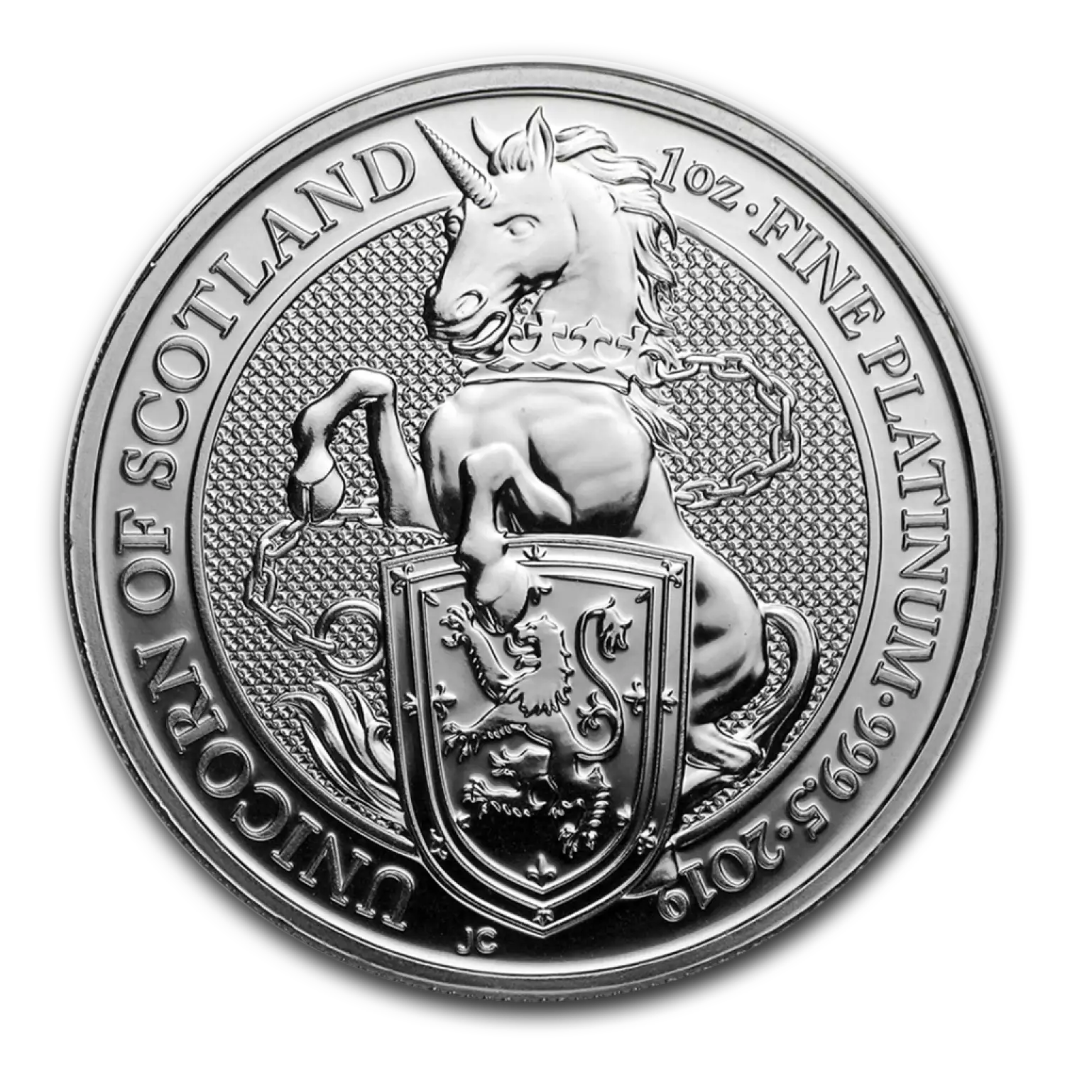 2019 Great Britain 1 oz Platinum Queen's Beasts: The Unicorn (3)