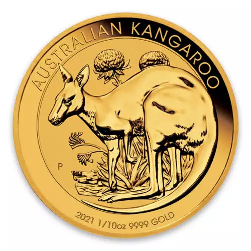 2021 1/10oz Australian Perth Mint Gold Kangaroo (2)