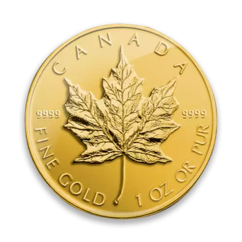 Any Year  - 1oz Canadian Gold Maple Leaf- 9999 (2)