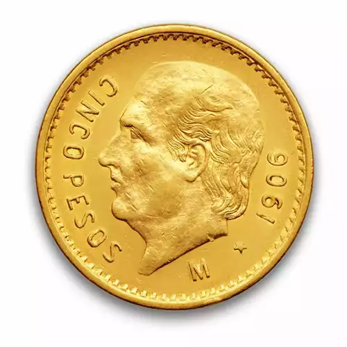 Mexico 5 Peso Gold Coin  (2)